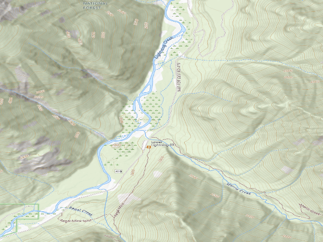 USGS topographic map of Low Lightning 04
