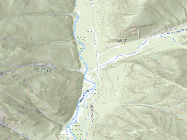 USGS topographic map of Low Lightning 09A
