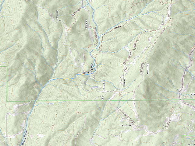 USGS topographic map of Lower Bridge