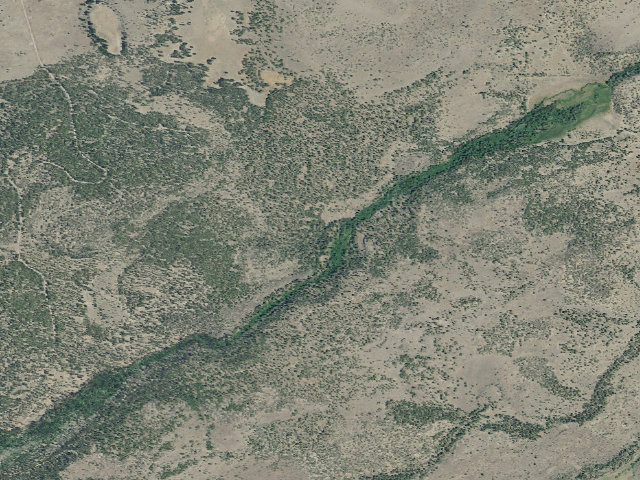 Aerial image of Lower Buck Creek Forest Camp