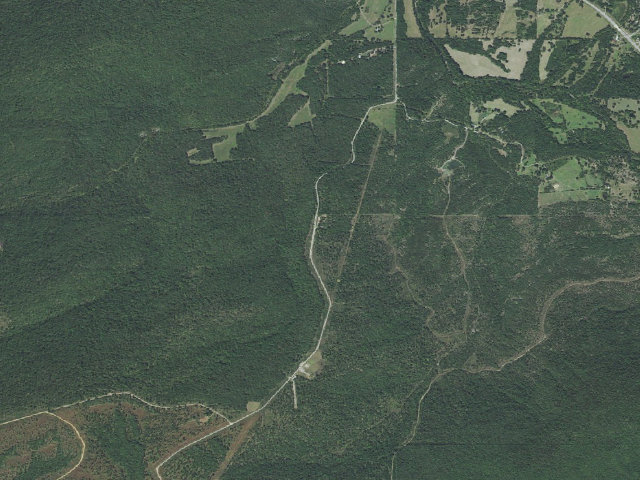 Aerial image of Lower Campground (Pushmataha WMA)