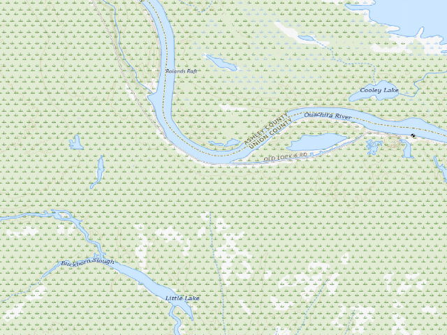 USGS topographic map of Lower Camping Area
