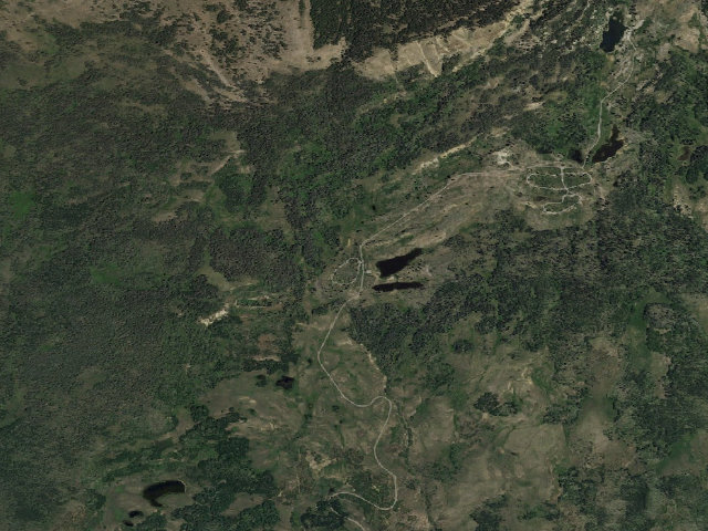 Aerial image of Lower Canjilon Lakes Cg