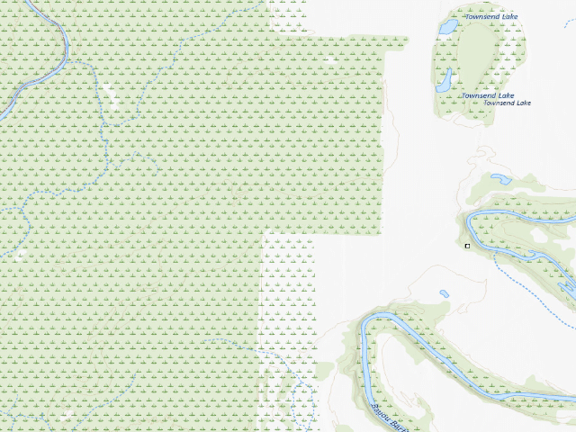 USGS topographic map of Lower East Camping Area