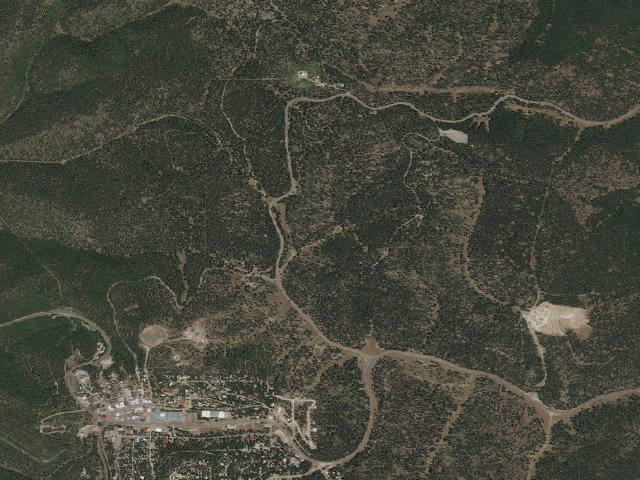 Aerial image of Lower Fir Group Campground