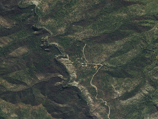 Aerial image of Lower Hermosa Campground