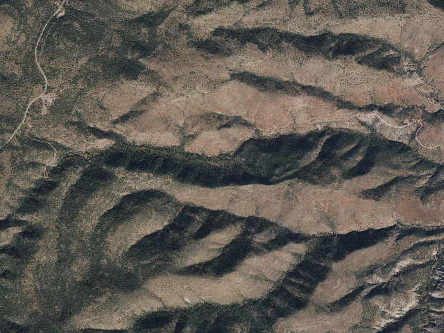 Aerial image of Lower Juan Miller Campground