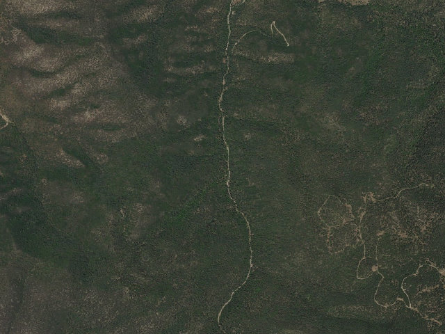 Aerial image of Lower Karr Canyon Campground