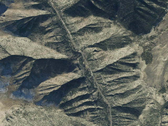 Aerial image of Lower Little Bear Campground
