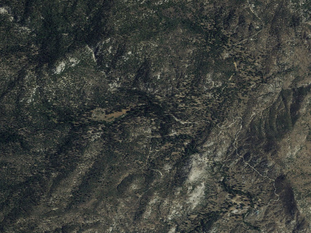 Aerial image of Lower Peppermint Campground
