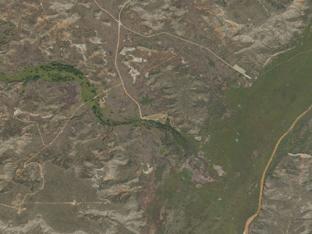 Aerial image of Lower Plum Creek Campground