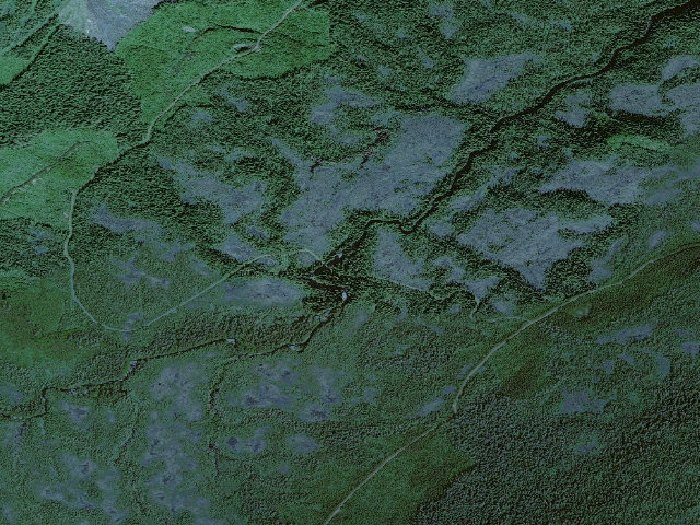 Aerial image of Lower Salamander Creek