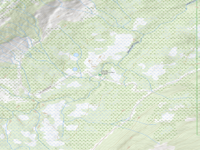 USGS topographic map of Lower Salamander Creek