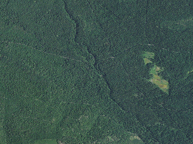 Aerial image of Lower South Fork Campground
