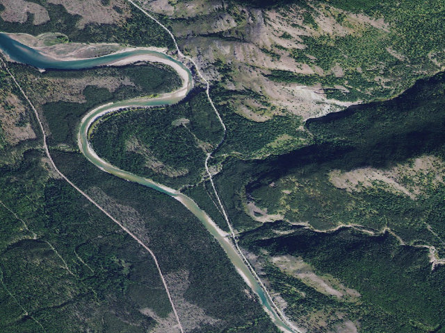 Aerial image of Lower Twin Bridge E.