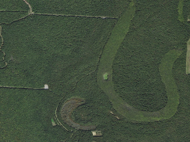 Aerial image of Lower Vallier Access Camping Area #1