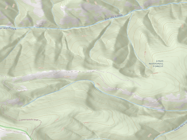 USGS topographic map of Lower Willow Creek-002