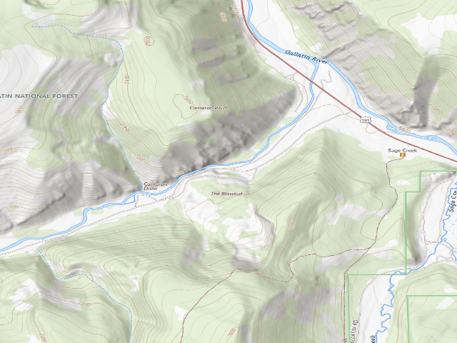 USGS topographic map of Lowtfork 1 -085