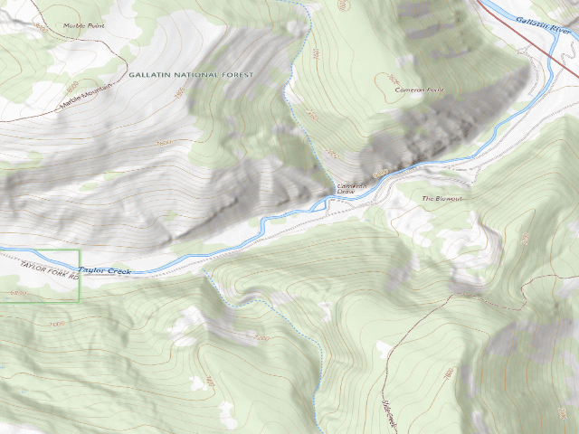 USGS topographic map of Lowtfork 1 .3A-084