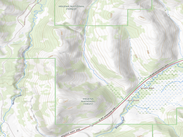 USGS topographic map of Lrd First Gulch 003
