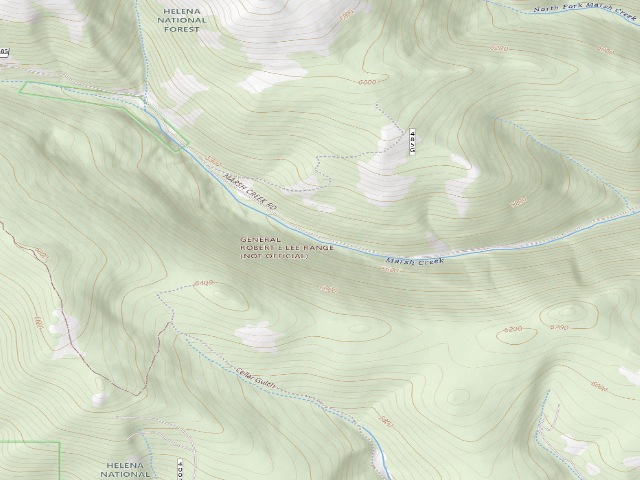USGS topographic map of Lrd Marsh Ck -001