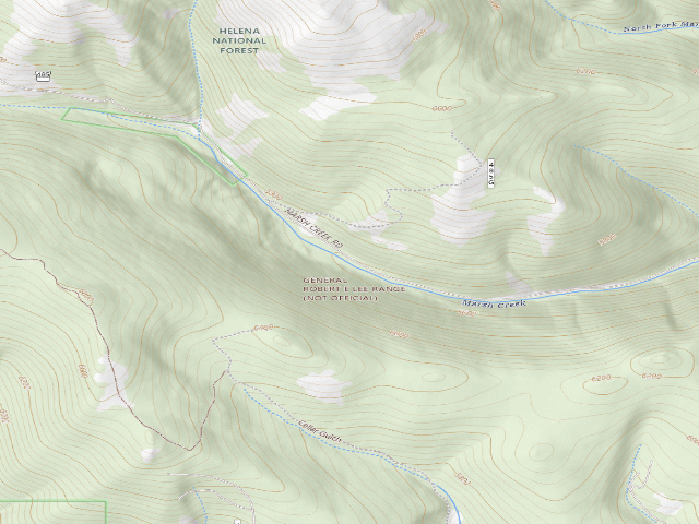 USGS topographic map of Lrd Marsh Ck 002