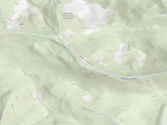 USGS topographic map of Lrd Marsh Ck 003