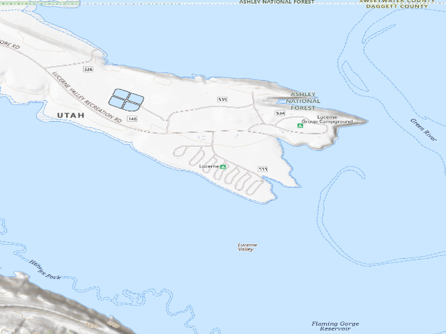 USGS topographic map of Lucerne Complex