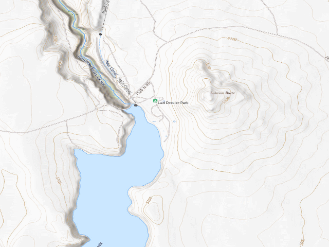 USGS topographic map of Lud Drexler Park