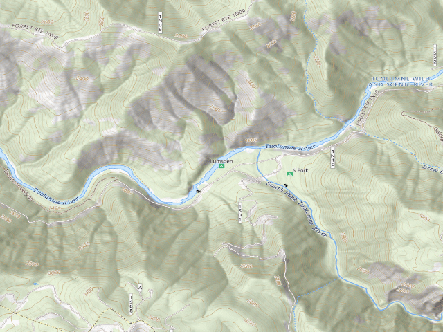 USGS topographic map of Lumsden