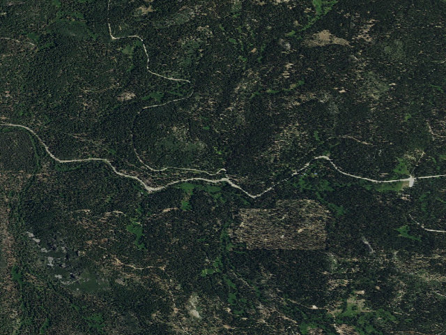 Aerial image of Lunch Creek