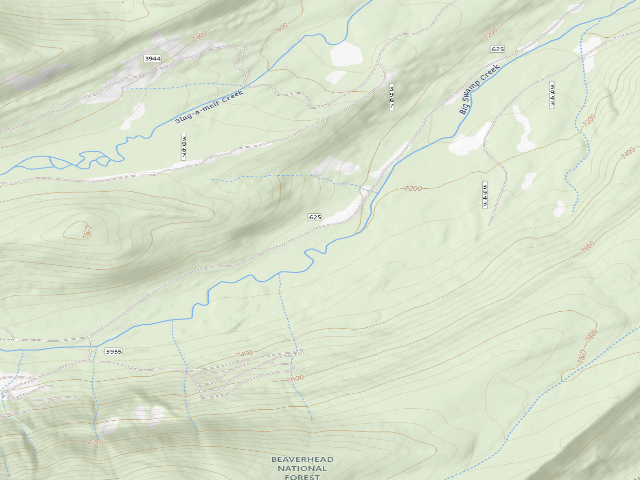 USGS topographic map of Lunch Table