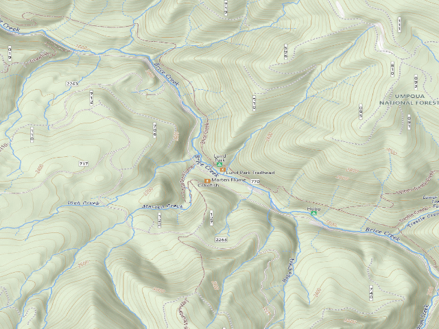 USGS topographic map of Lund Park