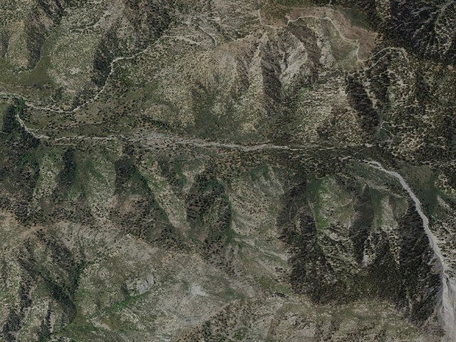 Aerial image of Lupine Campground