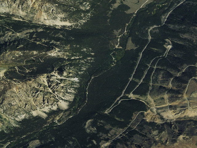 Aerial image of M-K Campground