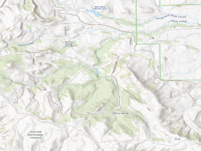 USGS topographic map of Maclary Ranger Station