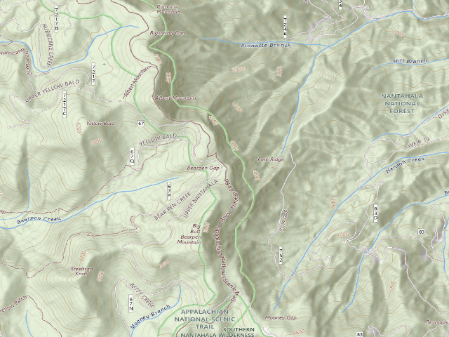 USGS topographic map of Macon County