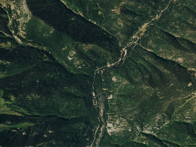 Aerial image of Madden Creek Campground
