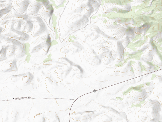 USGS topographic map of Madera Canyon Dispersed Camping