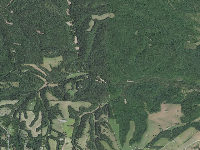Aerial image of Madison County Camping Area #12