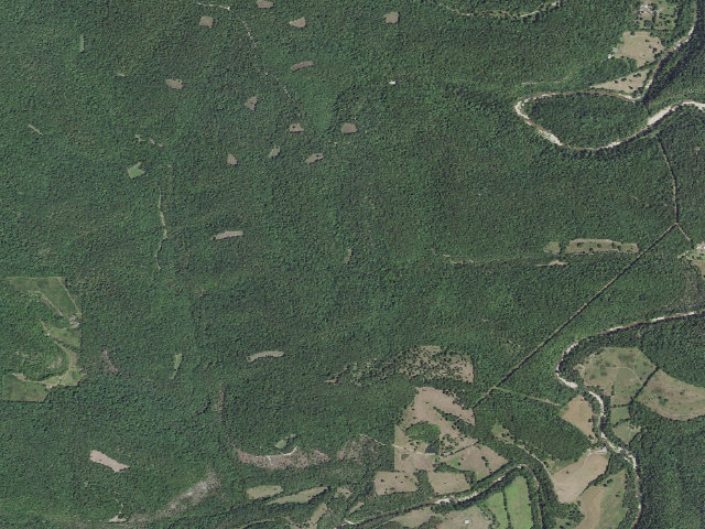 Aerial image of Madison County Camping Area #13