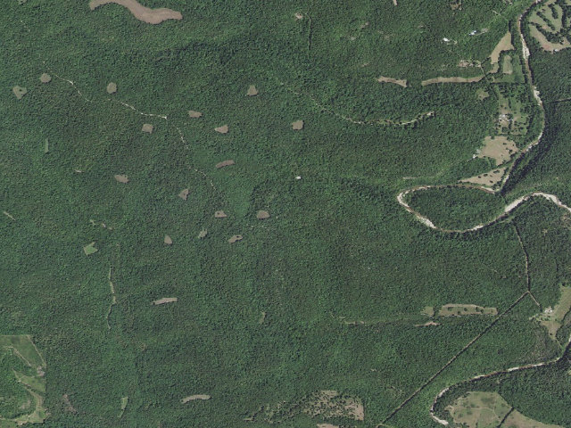 Aerial image of Madison County Camping Area #14