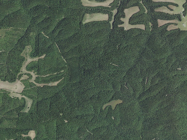 Aerial image of Madison County Camping Area #21