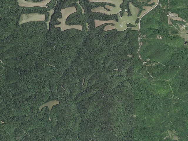 Aerial image of Madison County Camping Area #22