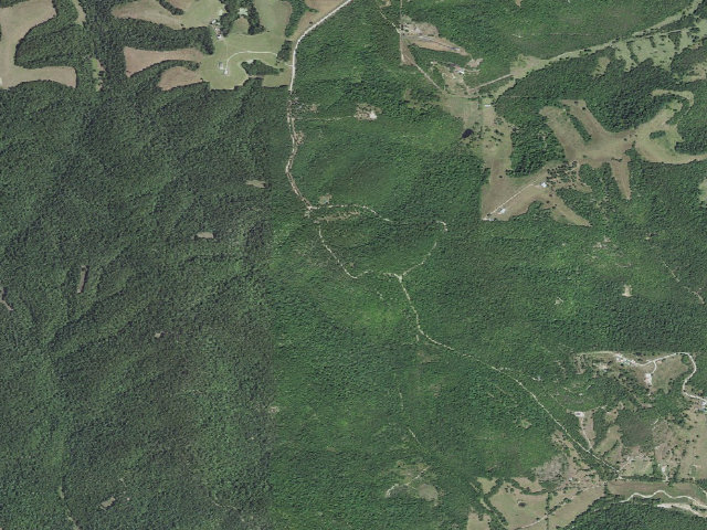 Aerial image of Madison County Camping Area #23