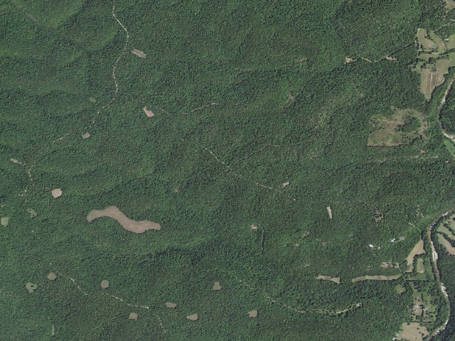 Aerial image of Madison County Camping Area #24