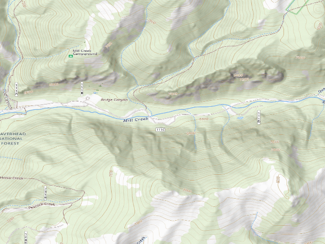 USGS topographic map of Madison County