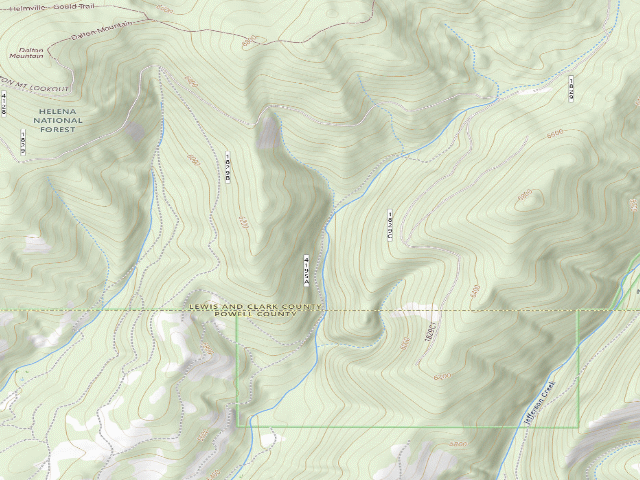 USGS topographic map of Madison Gulch Rd-009