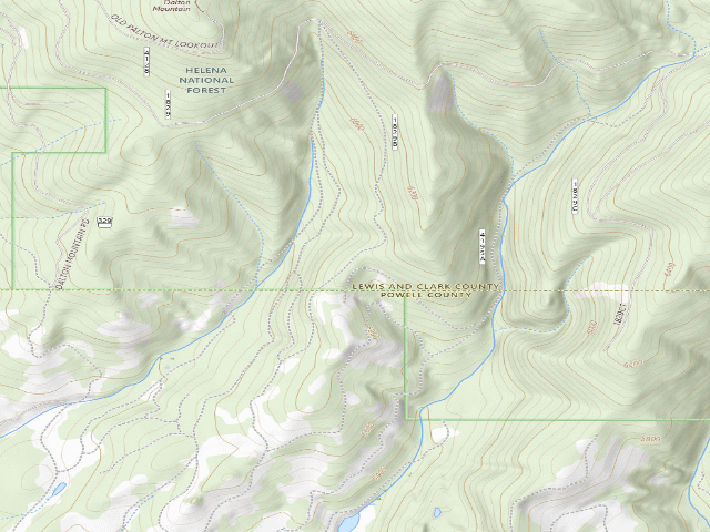USGS topographic map of Madison Gulch Rd-010