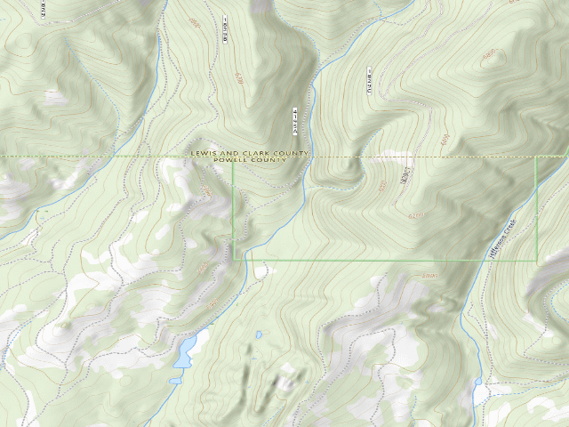 USGS topographic map of Madison Gulch Rd-011